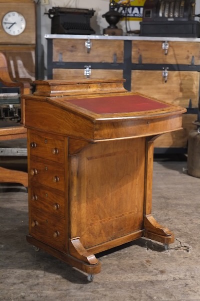 meuble bureau de metier Davenport anglais 1800 antiquites brocante